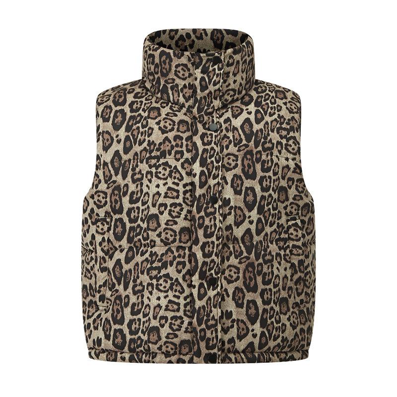 Winter New Vest Short Fashion Korean Version Thin Women's Vest Jacket