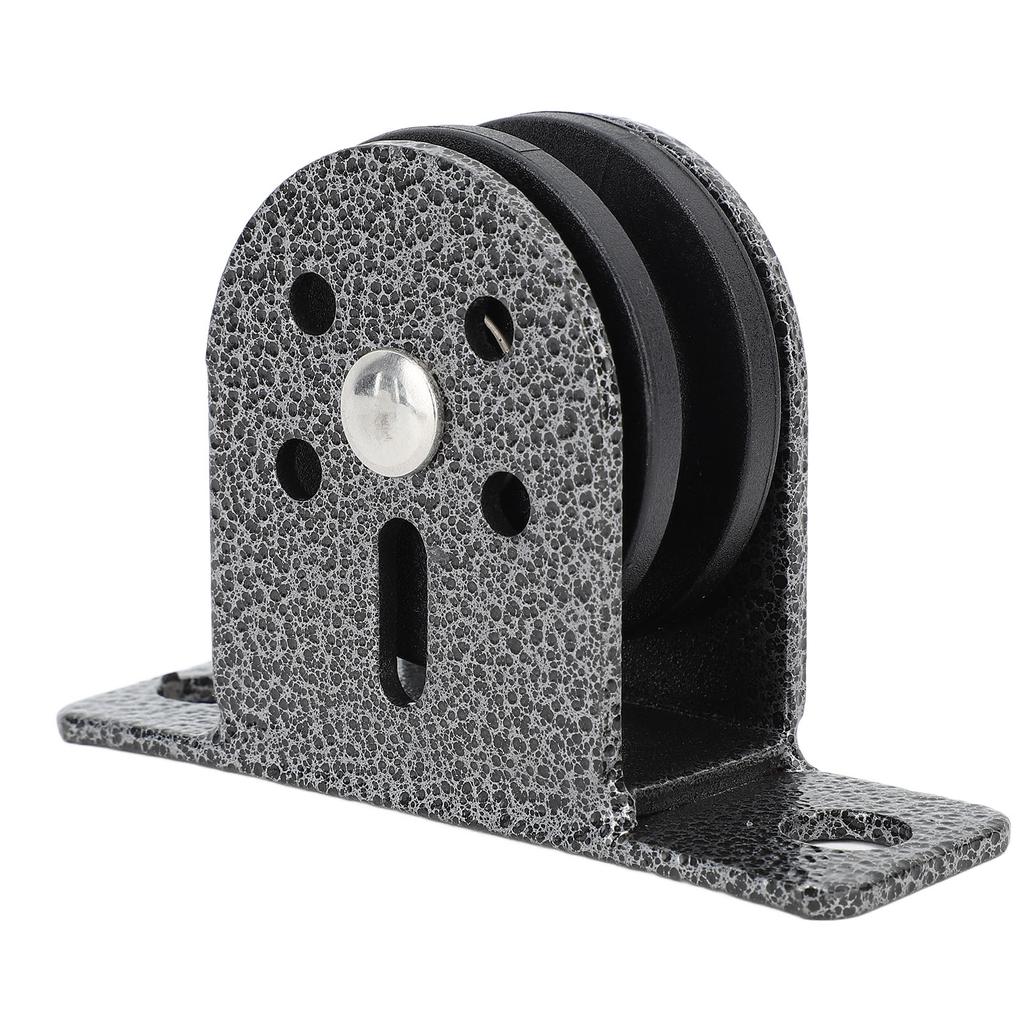 Wall Mount Pulley Wheel Iron Heavy Duty Traction Silent Fixed Pulley Wheel for DIY Fitness Gym