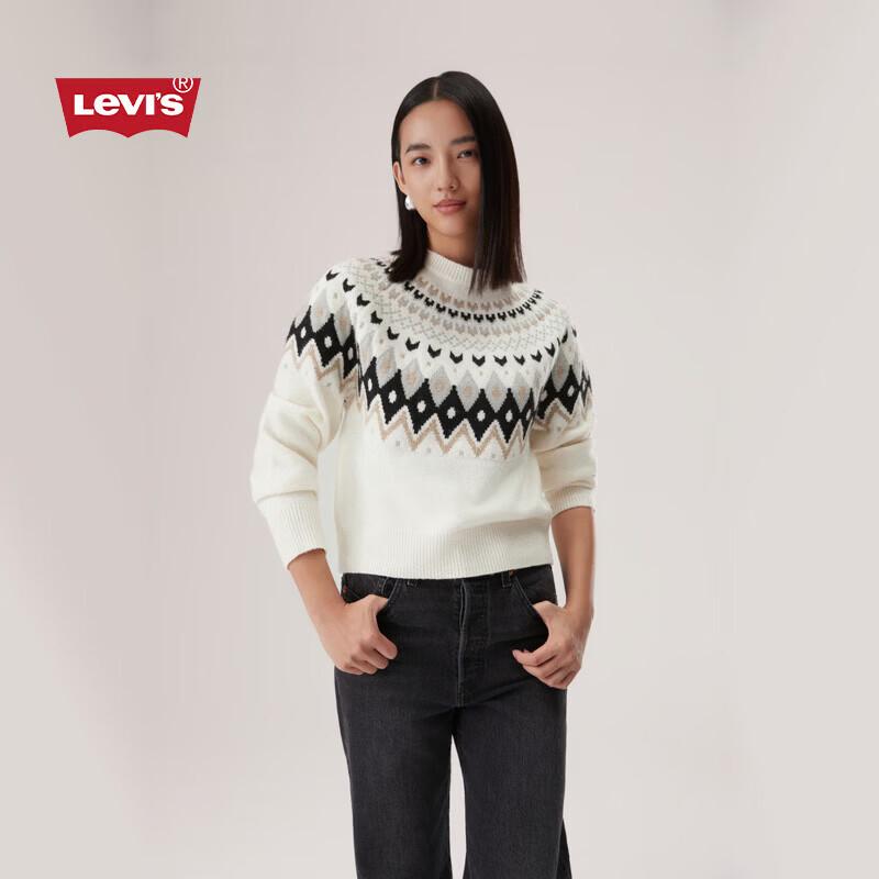 Levi s Women s Relaxed Colorblock Knit Sweater M