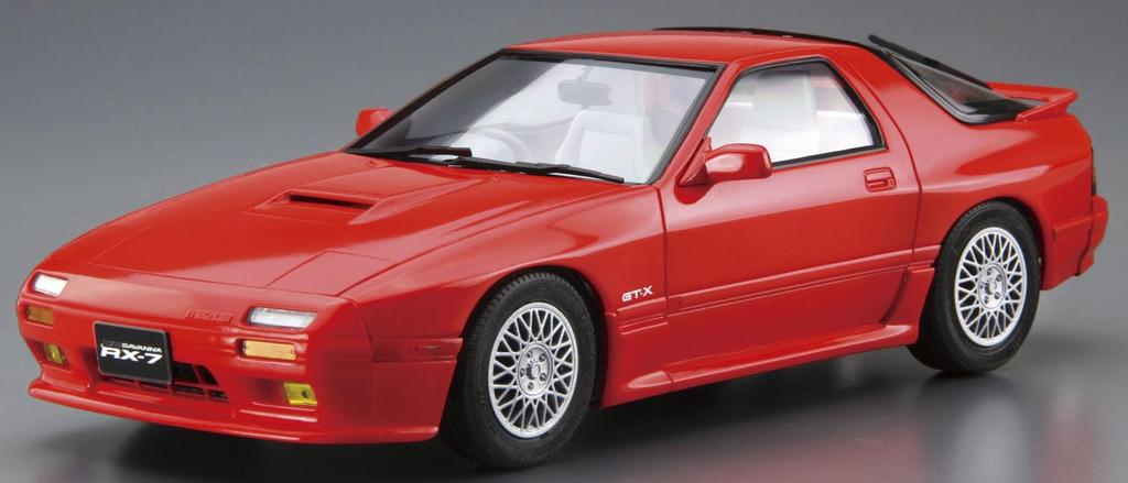 Aoshima Bunka Kyozaisha The Model Car Series Mazda FC3S Savanna 1989 Plastic Model 1/24 No.64 RX-7