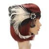 Hairhoop Tassel Design Bridal Headwear Feather Feather Rhinestone Headband for Women