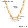 Qiong Yao Titanium Steel Jewelry Set: Stainless Steel Zirconia Clavicle Necklace and Bracelet, European Simple Exquisite Style.