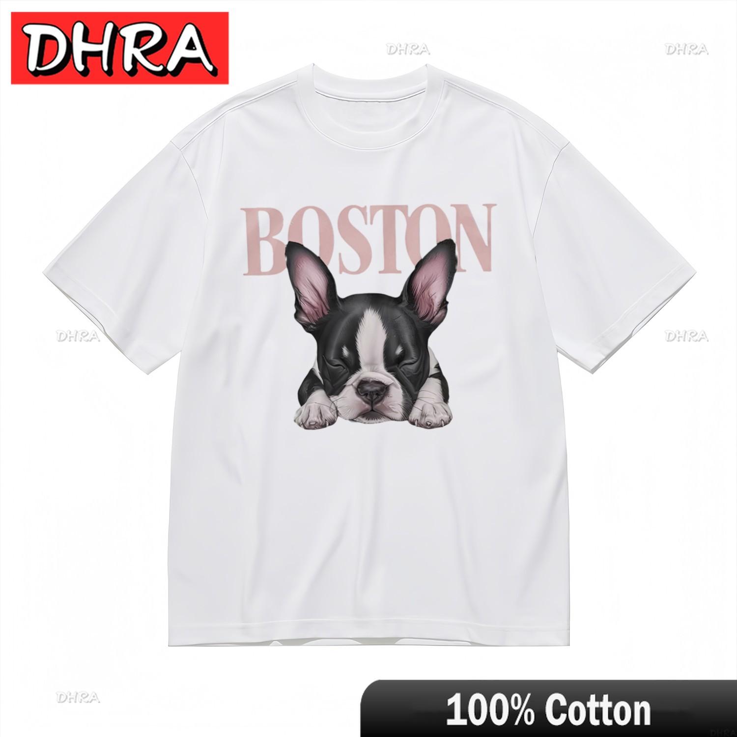 

Womens Trend Soft Slight Stretch Classic TShirt Cute Puppy Design Printed Tee Minimalist Funny Cool Tshirts Tees Femme Chile 3XL