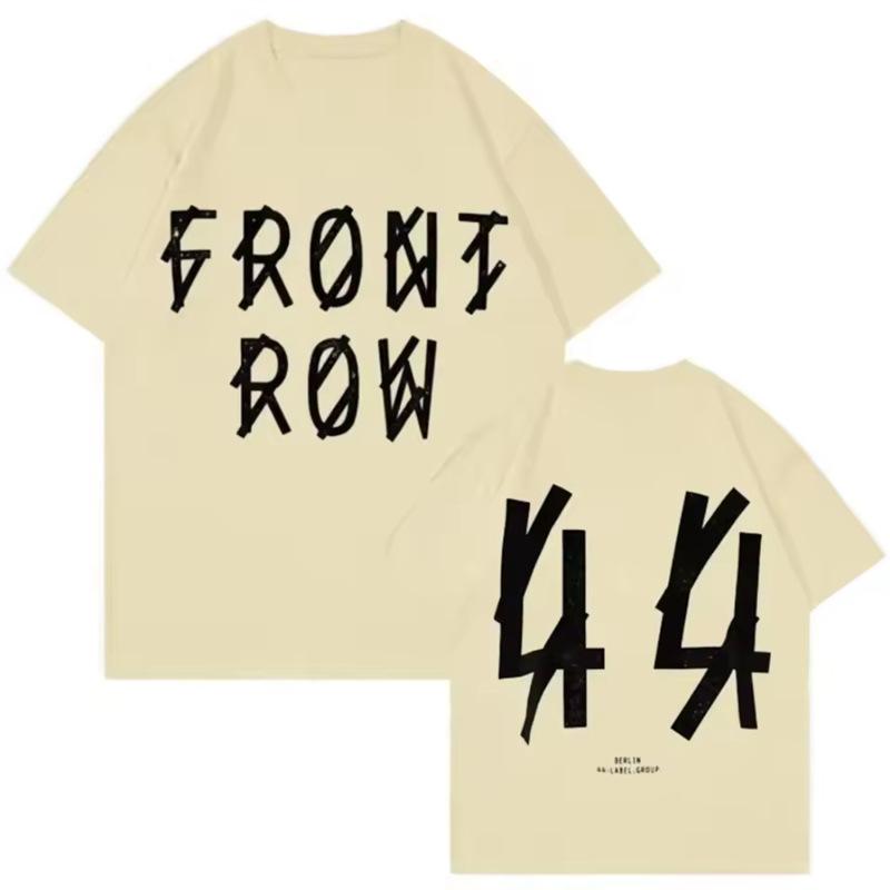 2026 44 Gruppo Etichette Cotone Hip Hop T-shirt Unisex Streetwear Manica Corta Girocollo Stampa Casual Traspirante Moda Maglietta Adulto