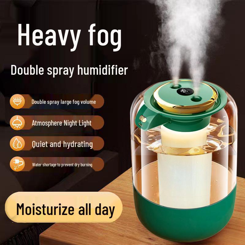 Atmosphere Double Spray Humidifier - Silent Large Capacity for Home or Office