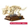 Bâtiment Squelette Tyrannosaure Rex Jouet Éducatif Ensemble de Blocs de Construction Affichage Fossile
