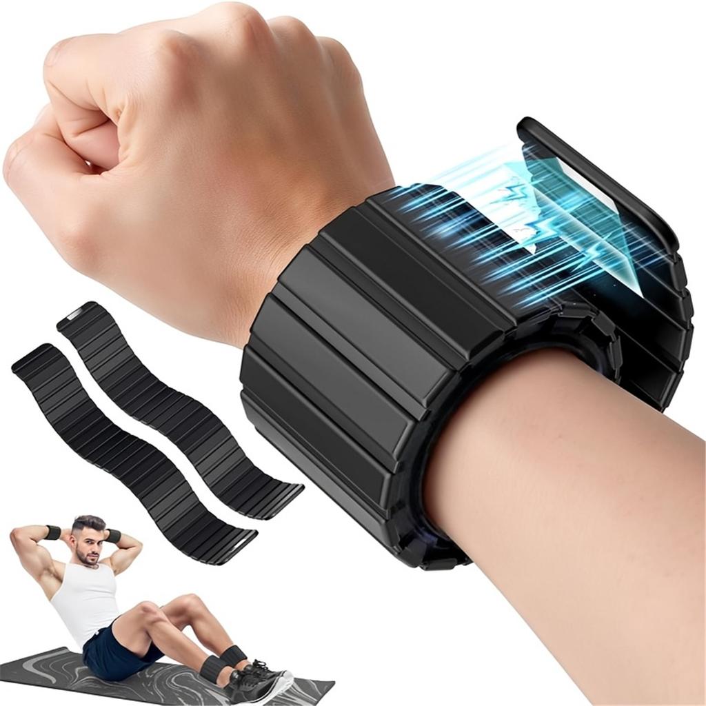 New Magnetic Wrist Weights, 1 Kg Ankle Weights for Women Men, 2 Pack Stackable, Ideal for Jogging/Yoga & More, Great Gift Idea