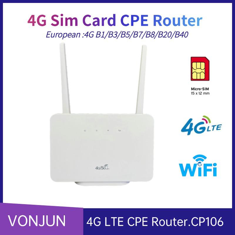 CP106 4G CPE Router: Wireless Card Slot, Mobile Network Router, WiFi Sharing.