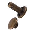 100pcs Double   Rivet Tubular Metal Leather Craft Repairs Studs Decoration