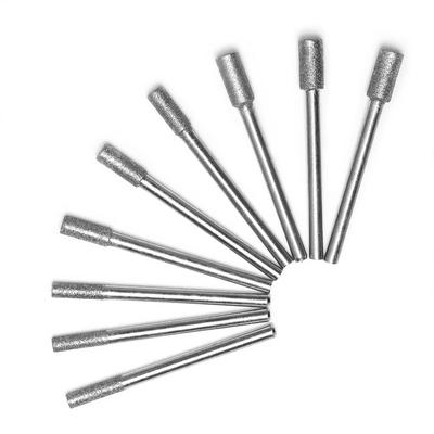 5Pcs Diamond Drills Chainsaws Sharpening Micro-carving Needle Diamond Chainsaw Sharpener Polished Peeled Abrasive Tools