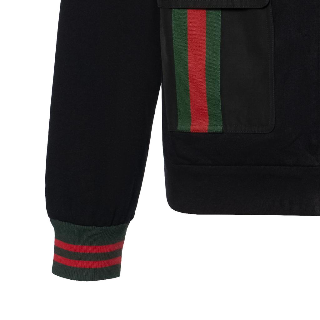 Gucci Bavlněná mikina s kapucí a páskem 752187-XJFQV-1043