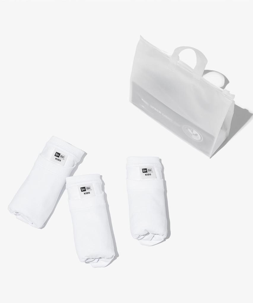 New Era Lightera Essential 3-Pack Pocket Short Sleeve T-Shirt White