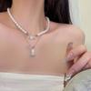 Exquisite Planet Pearl Necklace Women's Light Luxury Niche Saturn Clavicle Chain Premium Temperament Neck Chain Accessories