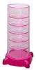 Shinko Hanger Collect Tower G Pink Tower-shaped Clock Collection Case