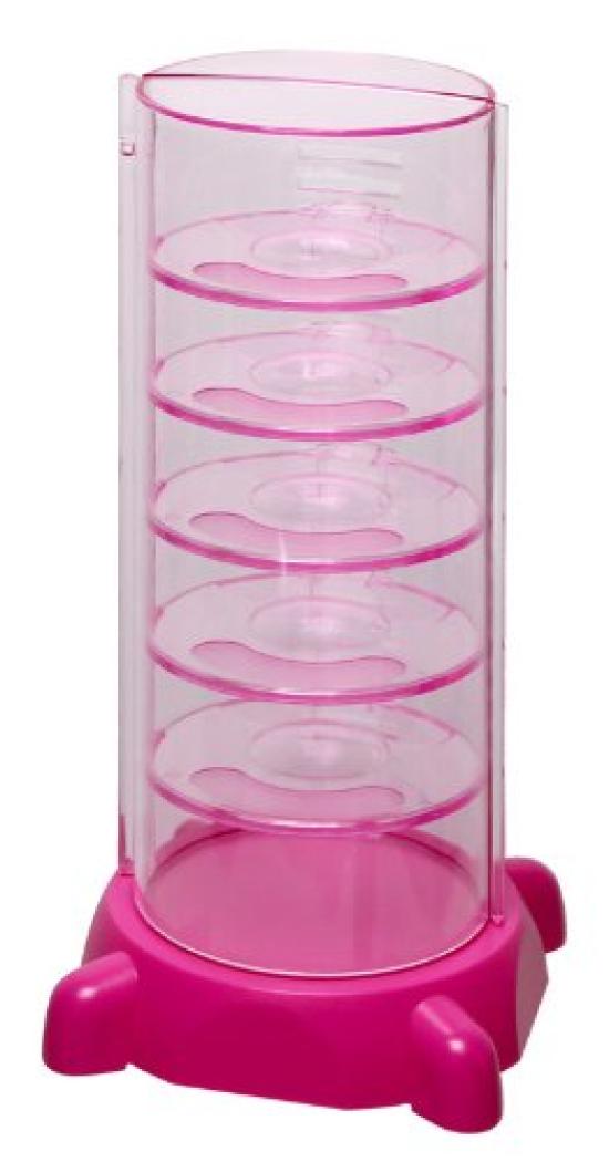 

Shinko Hanger Collect Tower G Pink Tower-shaped Clock Collection Case