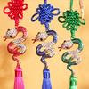Hanging Chinese Knot Pendant Decorative Chinese Knot Tassels Creative Car Pendant  Living Room