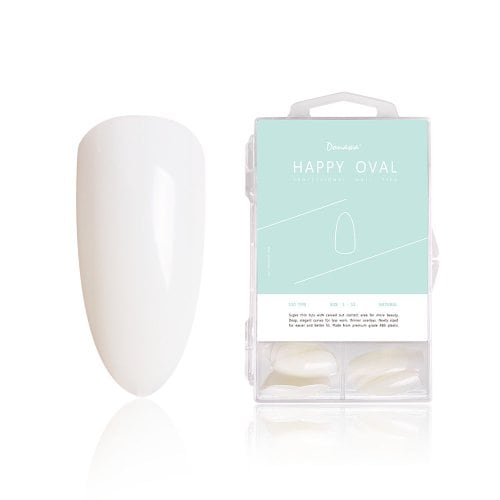 

Donna and Nail Tip Artificial Nail Happy Oval Natural 120nail CW45-120N-N