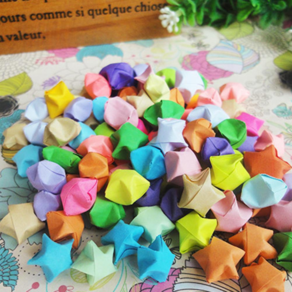 Hand-made 3D Wish Stars Novel Design Handcraft Paper Star For DIY Projects