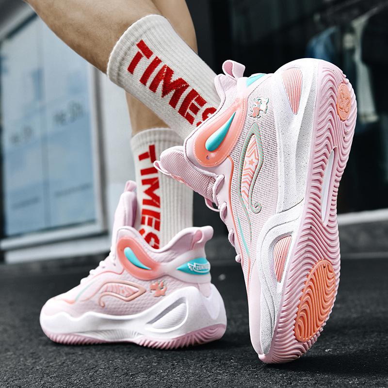 Mandarin duck basketball shoes 22 years breathable high-top sneakers new student basketball