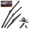 For Toyota Sienna XL30 -2024   Wiper Front & Rear Wiper Blades Windshield Windscreen Window Brushes 26"+20"+12"
