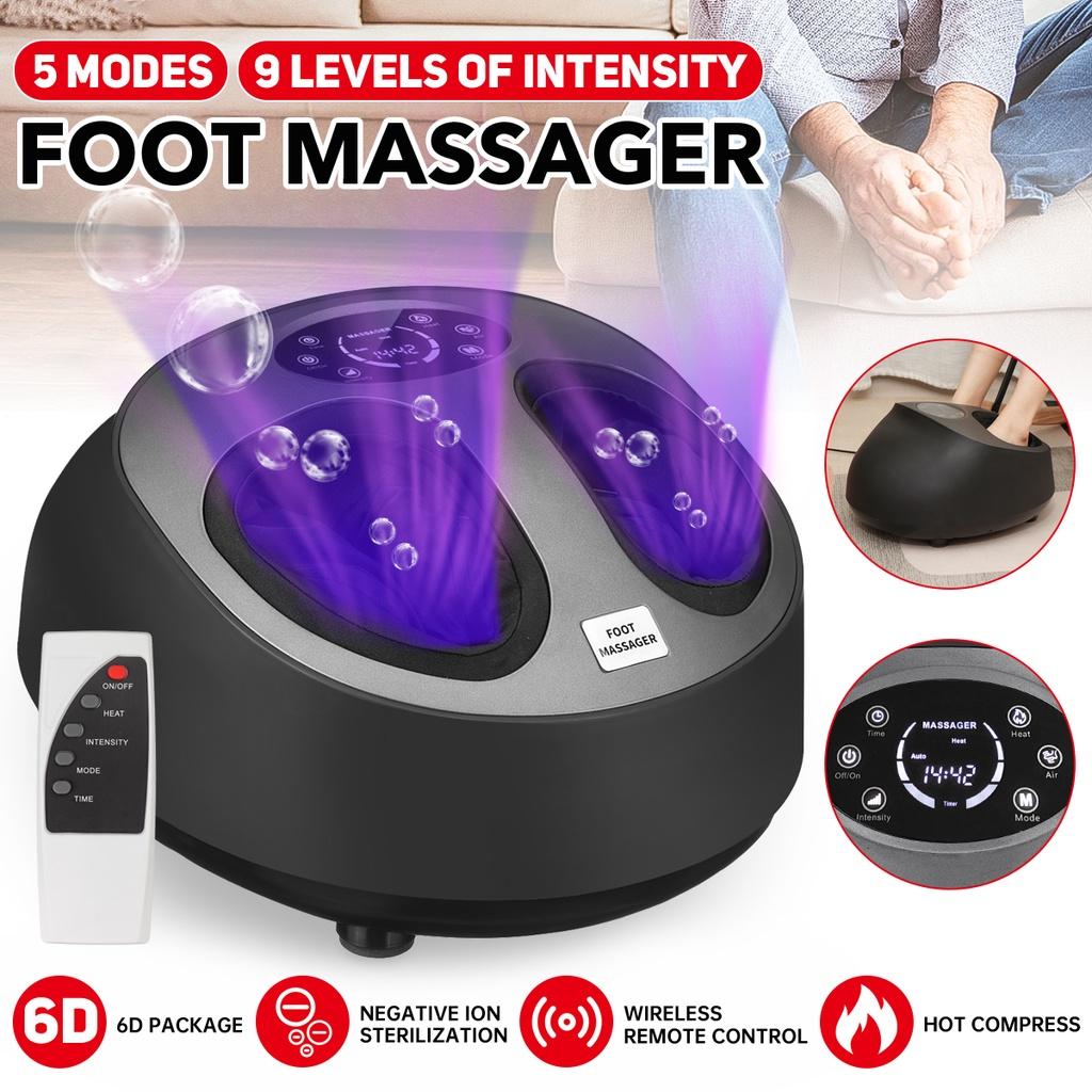 Air Compression Kneading Roller Massager 50w Infrared Heating Therap Foot Care Machine Electric Shiatsu Foot Massage Machine