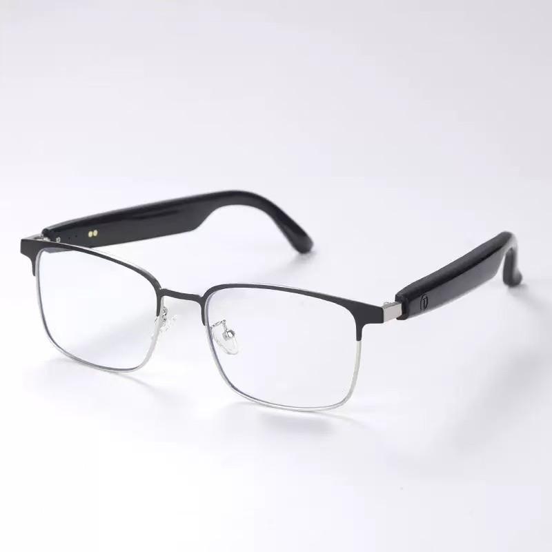 Smart Bluetooth Outdoor Glasses GS06/GS07: Metal Frame, Photochromic Lenses, Magnetic Charging, Dual Channel Audio.