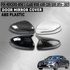Car Door Mirror Cover For Mercedes-Benz C-Class W205 A205 C205 2014 -  Abs Silver Black Carbon Fiber Car External Decorate