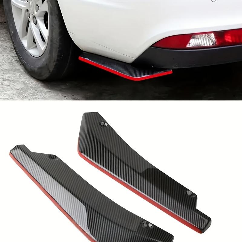 Two-piece Universal Car Bumper Lip Diffuser Split Spoiler Scraper Protector, Rear Corner Rear Spoiler Modification