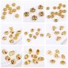 10mm Brass 18K Gold Plated Hollow Spacer Beads For Bracelet Necklace Making,Separators For Beads,Beads For Jewelry Making