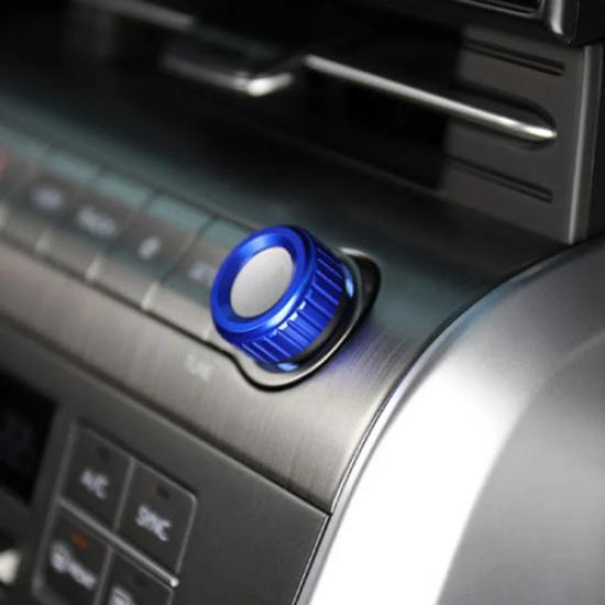Aluminum Console Audio Volume Control Knob Ring Cover For Hyundai Kona 2024 2025