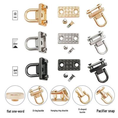 Bag and Luggage Accessories: Rings, Monk's Head, Nipple Studs, DIY Leather Buckles, Screw Decorative Studs