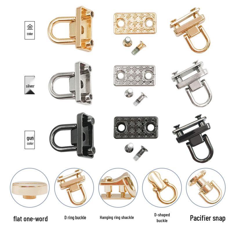 Taschen- und Gepäckzubehör: Ringe, Mönchskopf, Nippelstecker, DIY Lederschnallen, Schraubnieten