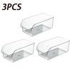2Pcs/3Pcs/4Pcs Clear Fridge Organizer Open Drawer Snack Storage Box Multifunctional Container For Home