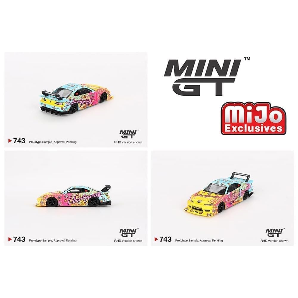 MINI GT Maßstab MiJo TOYS EXKLUSIV NISSAN SILHOUETTE S15 SILVIA LB KUMA MiJo Toys Exklusiv Nissan SILHOUETTE S15 Silvia LB KUMA 164 - LB-SUPER (USA)