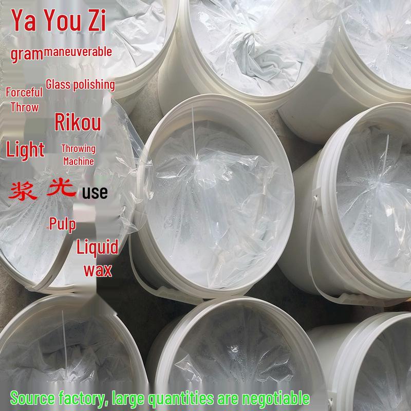 Customizable Liquid Wax and Polishing Slurry for Automatic Resin Product Finishing