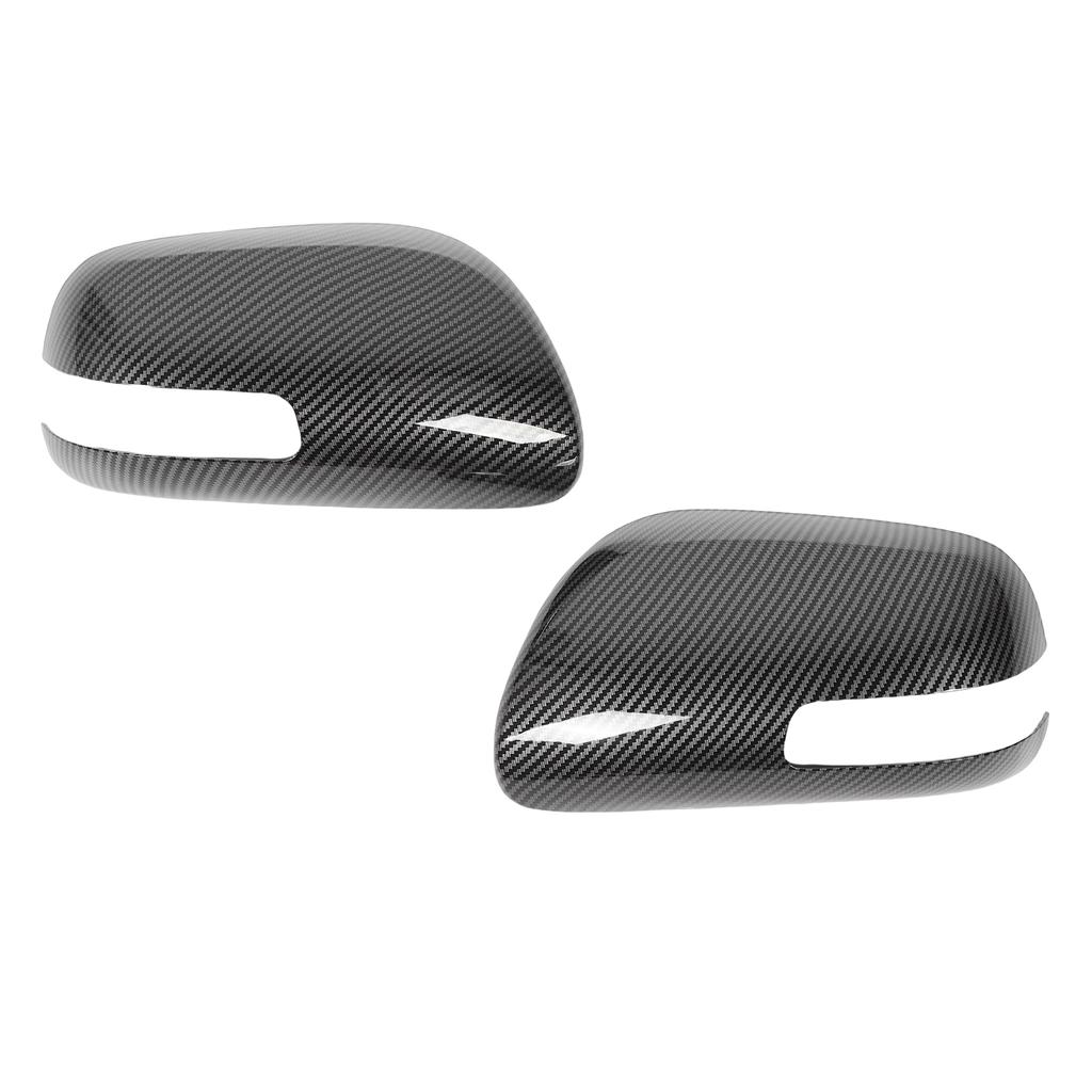 1 Pair Rearview Mirror Cap Carbon Fiber Style Exterior Door Side Mirror Covers Replacement for TC