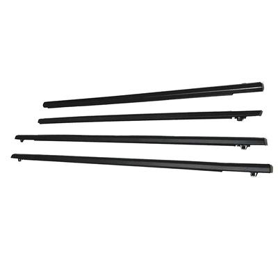 4 burletes de goma impermeables para puertas y ventanas de coche, compatibles con Honda Fit 2009, 2010, 2011, 2012, 2013 y 2014.