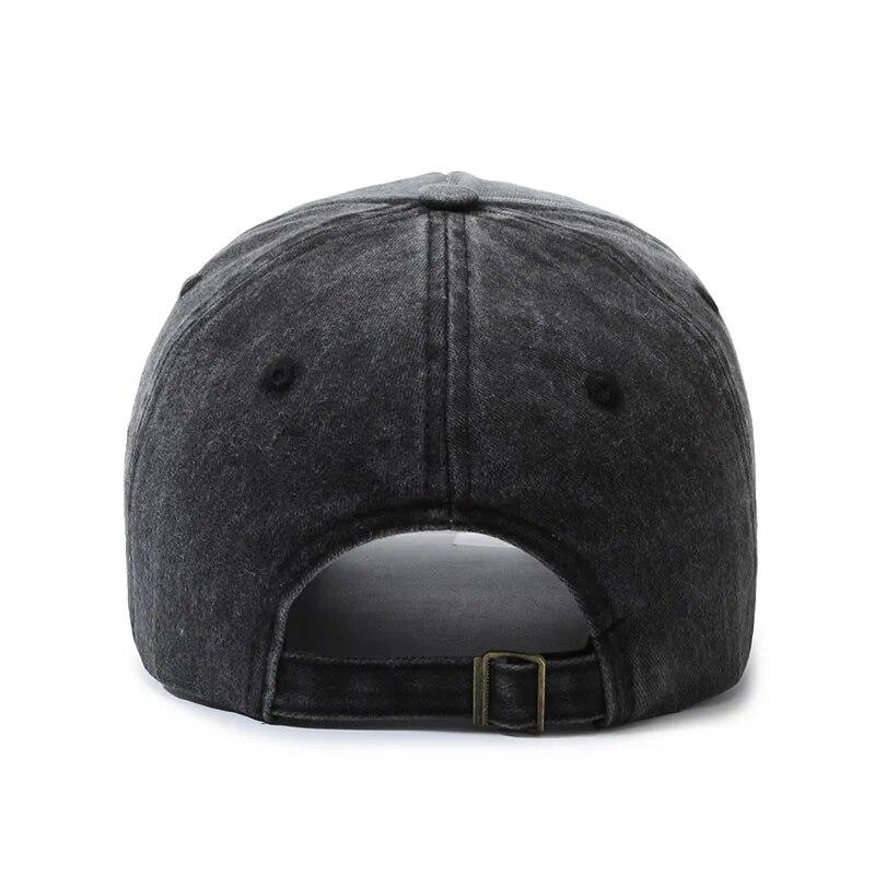 Four Seasons  Baseball Cap Retro Distressed Casual Outdoor Sports Hat Spring And Autumn Sunhat Letter Embroidery Cap Men