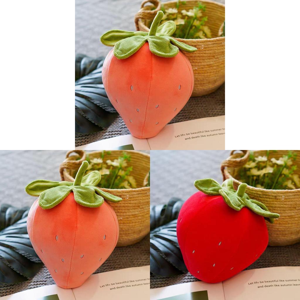 Fruit Plush Toy Strawberry Soft Short Plush Gift For Girls Kids