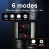 Powerful LED Flashlight Long Range Zoomable Aluminum Alloy Hand Lamp USB Rechargeable Outdoor Work Light for Outdoor Camping
