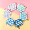 Game Console Mini Size Fall Resistant Plastic Game Machine Key Chain for Decoration