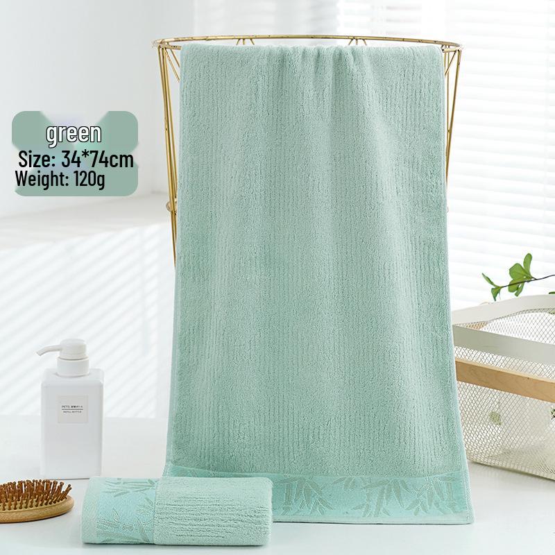 Solid Color Bamboo Charcoal Face Towel with Custom Logo