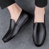 Leder Faul Doudou Schuhe Weichsohlige Lederschuhe Business Flach Freizeit Schuhe Große Größe