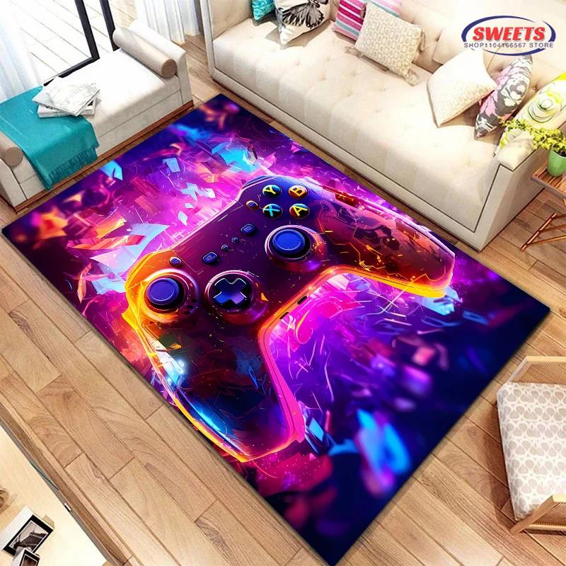 Funny Game Controller Area Carpet,Rug for Living Room Tapete for Bedroom Sofa Kitchen Doormat Decor,Kids Non-slip Floor Mat Gift