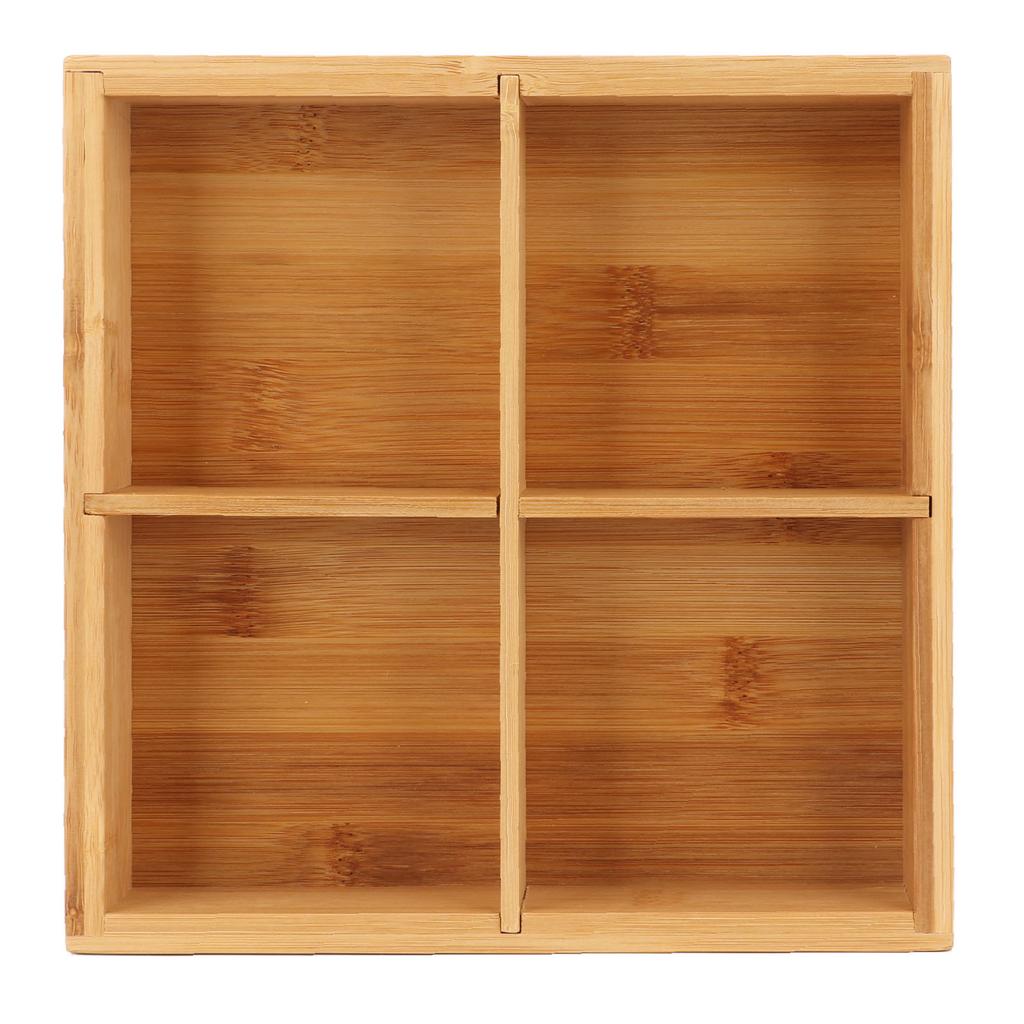 Snack Serving Tray Bamboo Board Paint Free Safe Eco Friendly Divided Dried Fruit Serving Container