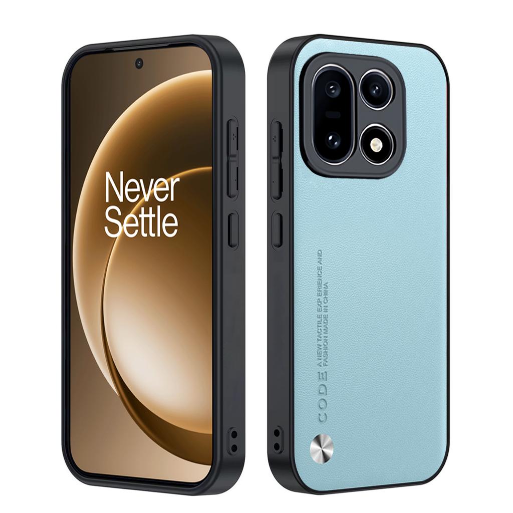 Cover for Oneplus 15 13 13R 13T 12 11 Case Luxury Fiber Texture PU-Leather Full Protection Shockproof Phone Capa Funda