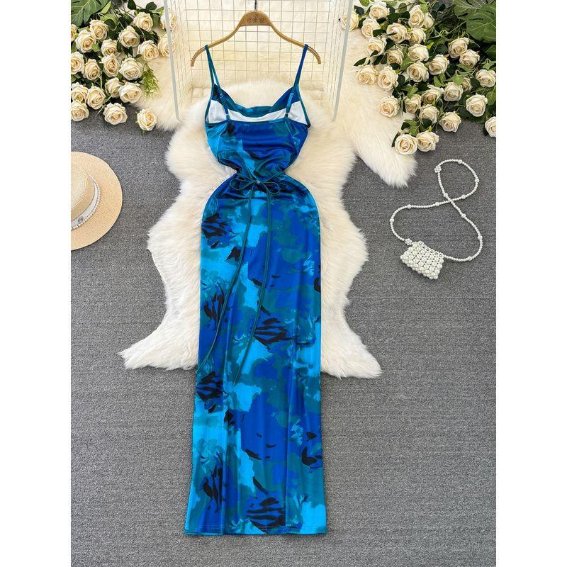 Sanya Sling Elegant Graceful Seaside Holiday Beach Dress