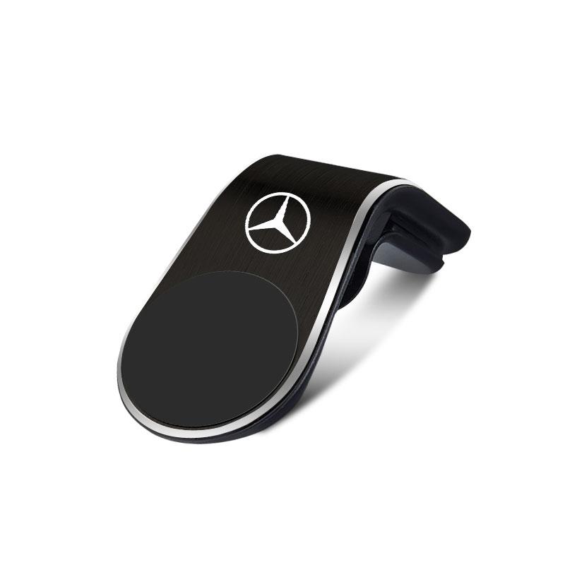 New 1Pcs Magnetic Car Emblem Phone Holder 360 Rotation Bracket For Mercedes-Benz B-Class W245 W246 W247