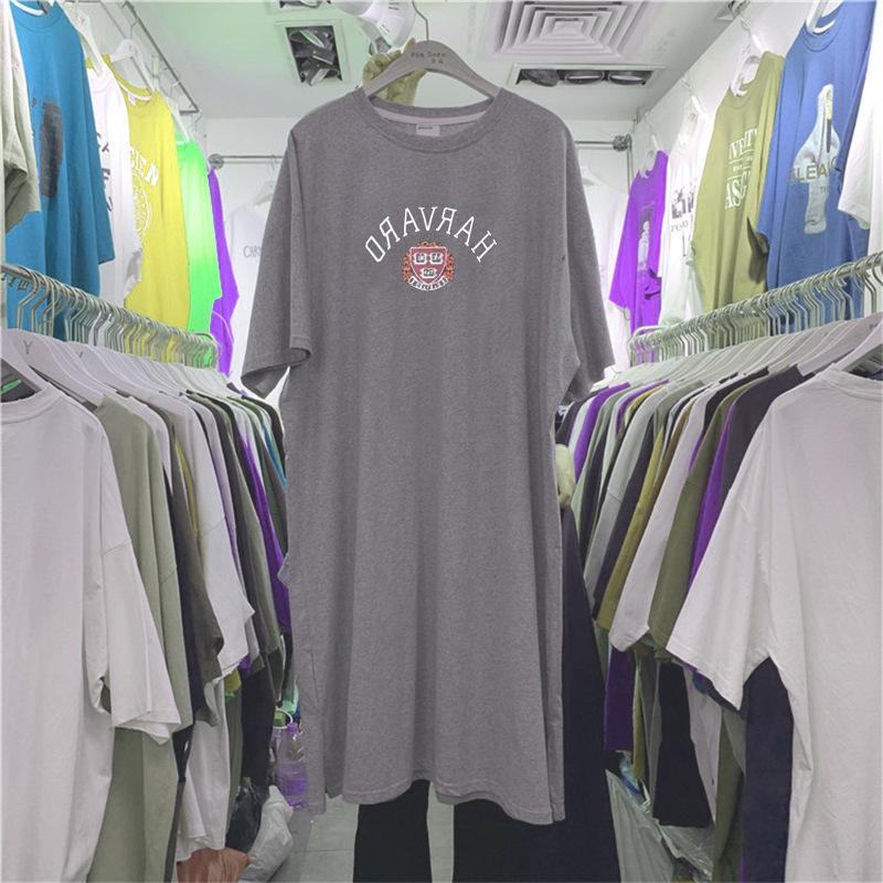 Vestido de Maternidad de Manga Corta a la Moda para Lactancia - Falda Camiseta hasta la Rodilla para Mujeres Embarazadas