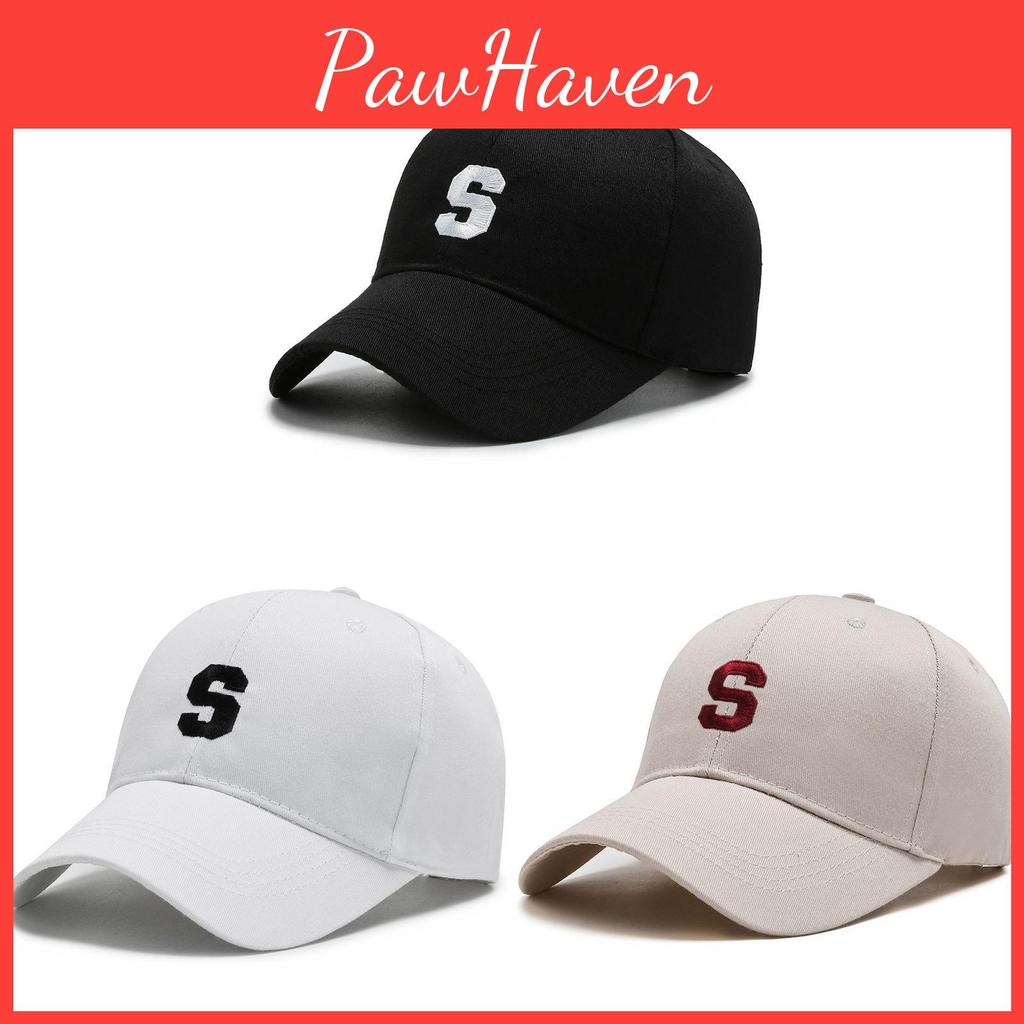 Season Spring S Letter Embroidery Baseball Cap Breathable Outdoor Hat Sunshade